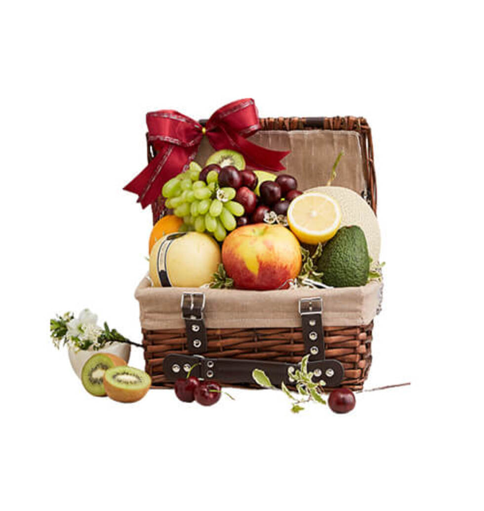 Basket Of Fruits As Gifts