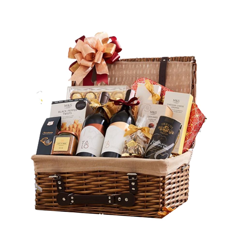 Duplex Wine And Snacks Gift Hamper