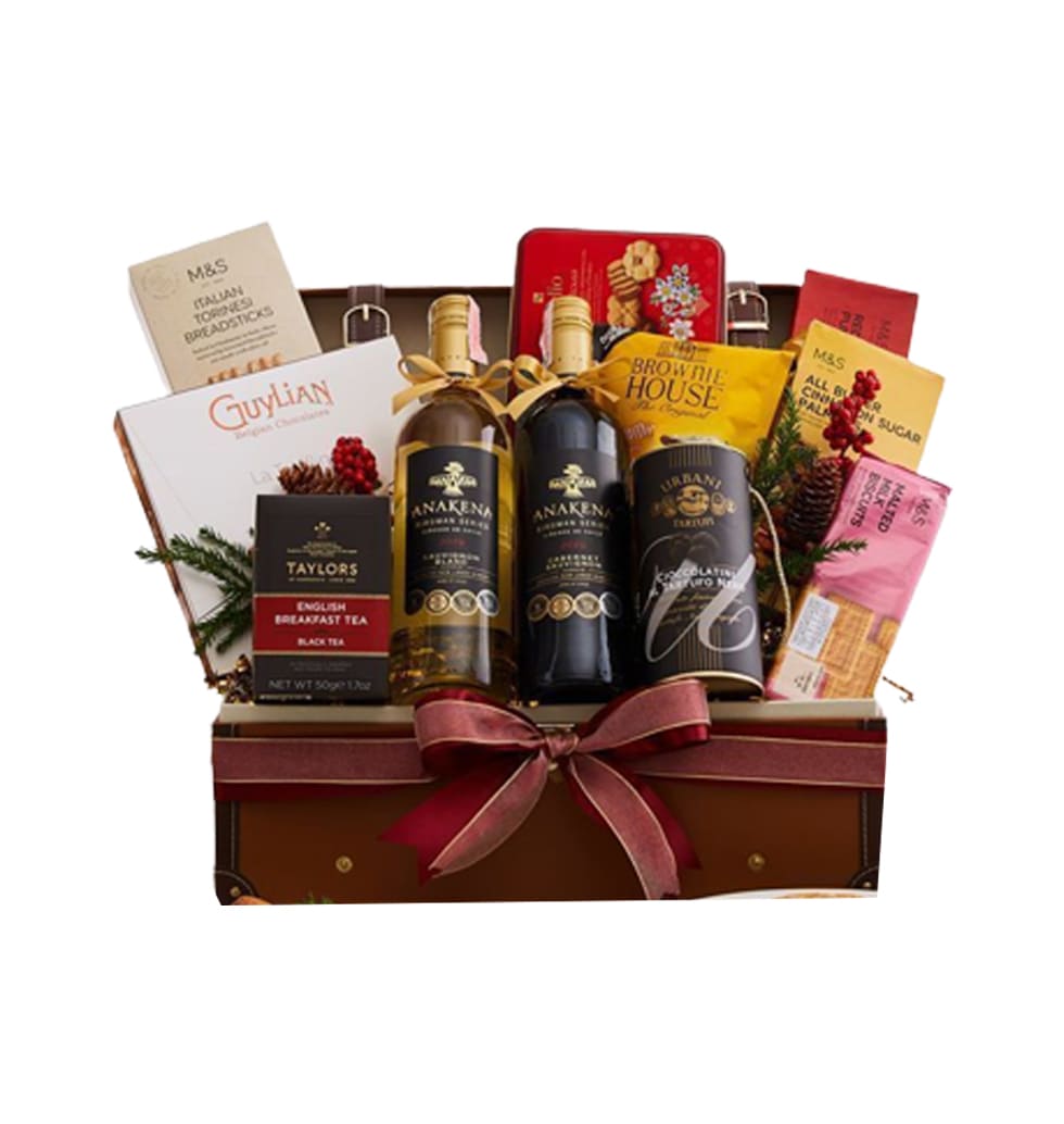 Gourmet And Expensive Red Wine Hamper