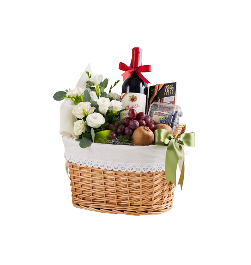 Succulent Fruits And Alcohol Hamper