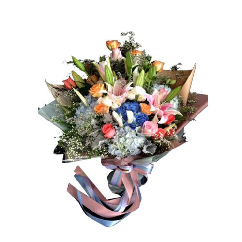 Love Bouquet Of Vibrant Dahlias