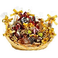 Remarkable Gift Basket of Candies and Chocolate Assortments