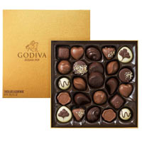 Delightful Godiva Gold Rigid Praline Chocolate Box-24 Pieces