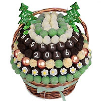 Precious Festive Celebration Chocolate Basket