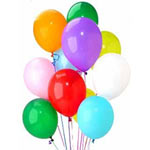 Lets Celebrate - 25 multi coloured balloon bouquet