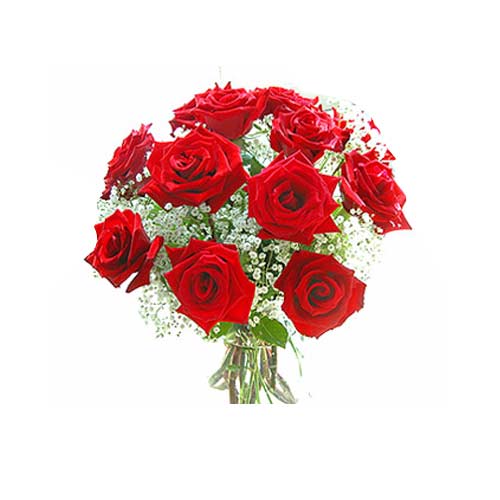Bouquet Of 10 Red Roses