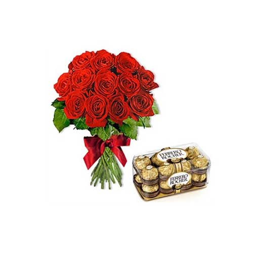 Exotic Love in My Heart Roses and Chocolates