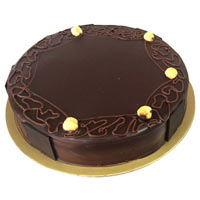Lavish Hazelnut Chocolate Eggless Cake