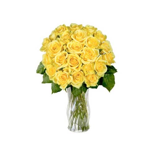 Tranquility Bouquet of Yellow Roses Bunch
