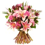 This popular bouquet of seasonal spring flowers fu...