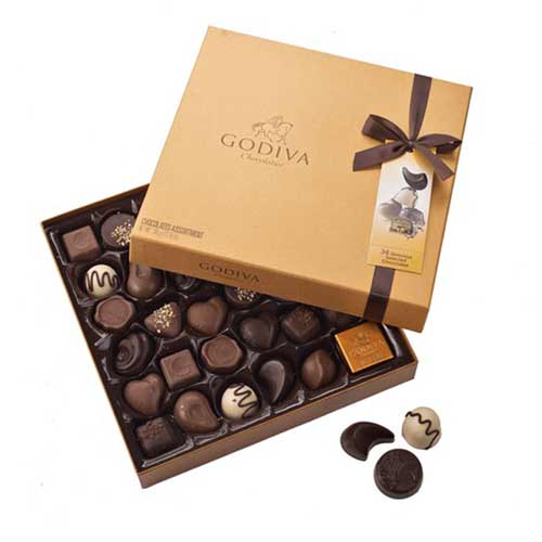 Select an Iconic box of Godiva Gold 34 just your t......  to Dubai