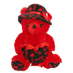 Send this teddy bear who says I love you. Height 5......  to Jebel Ali