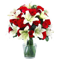This splendid gift of Premium Touch of Love Flower......  to Kalba