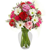 Exquisite Love Birds Flower Bunch