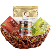 Enigmatic Festival Tea N Biscuit Gift Basket