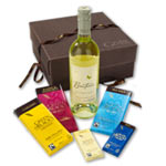 WHITE WINE & RICH CHOCO HAMPER