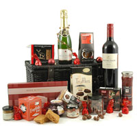 Magical Celebrative Trilogy Wine N Food Gift Basket