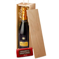 Breathtaking Seasons Greeting Wine Hamper with Chocolates