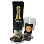 Palmer Champagne and Belgian Chocolates Hamper<br>......  to Isle Of Mull