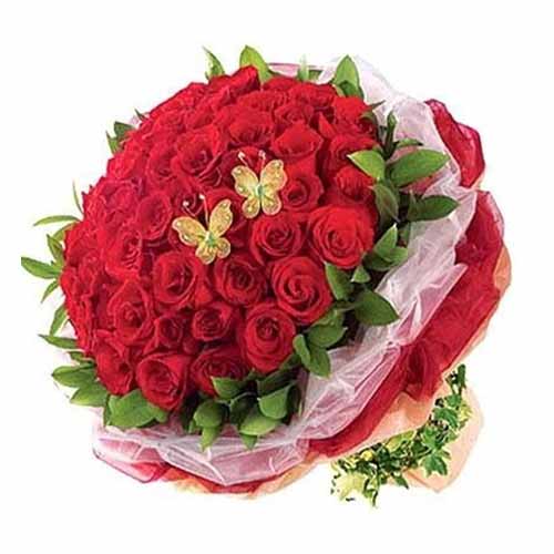 Increadible Red Roses Bouquet