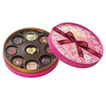 Appealing Valentines Godiva 2014 Chocolate in Round Gift Box