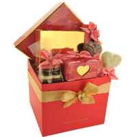 Pamper him with this striking hamper box filled wi......  to Diba Al Hesn