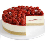 Yummy Raspberry Split Vanilla Cheese Cake