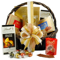 Innovative Lindt Chocolate Gift Basket