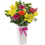 Attention-Getting Assorted Flowers in a Vase for Special Day
