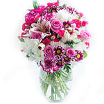 Designer Bundle of Pink and White Flowers