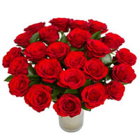 Brilliant Passion for Love 24 Red Roses Arrangement