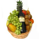 Fruit and Wine Basket 