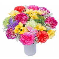 A bright and cheerful arrangement of long-stemmed ......  to Stoke