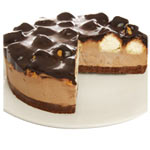 Extraordinary Chocolate Truffle Profiterole Cheese Cake