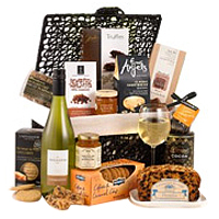 Lovely Black Seagrass Hamper