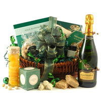 Exquisite Party Time Wine N Assortments Gift Basket