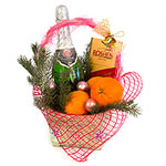 Beautiful Winter Fun Gourmet Gift Basket