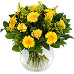 Give your well wishes to a very special person by sending this bouquet of  yello...