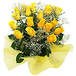 These 33 yellow roses says I THINKING OF YOU. S...