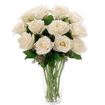 Classy White Roses