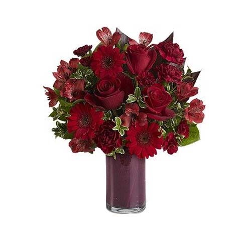 Ever Romantic Red Bouquet for Valentines Day