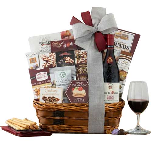 Smile N Cheer Wine Gift Box for Christmas