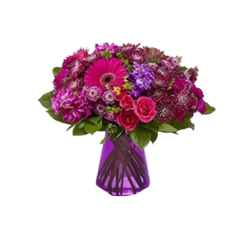 Flowers In A Bright Pink Hue