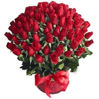 Romantic 100 Red Roses Bouquet