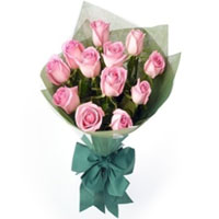 Aromatic Bouquet of Pretty Pink Roses