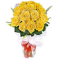Sweet and Soft Yellow Rose Bouquet