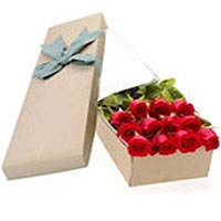 Charismatic 12 Red Roses Arrangement of Heartfelt Love