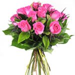 Beautifully Handpicked Pink Roses Bouquet