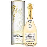 Graceful Schlumberger Sparkling Brut Wine in a Wonderful Gift Box