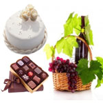 Baked Sponge Vanilla Cake with Chocolate